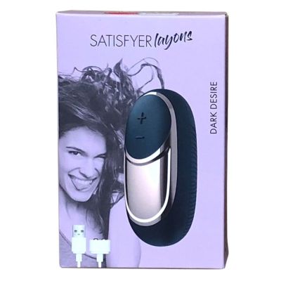 Потужний вібратор Satisfyer Lay-On Dark Desire, водонепроникний, 15 режимів роботи