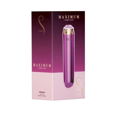 Віброкуля Swan Maximum Comfy Cuff Pink, суперпотужна, різна інтенсивність, силіконова манжета Віброкуля Swan Maximum Comfy Cuff Pink, суперпотужна, різна інтенсивність, силіконова манжета