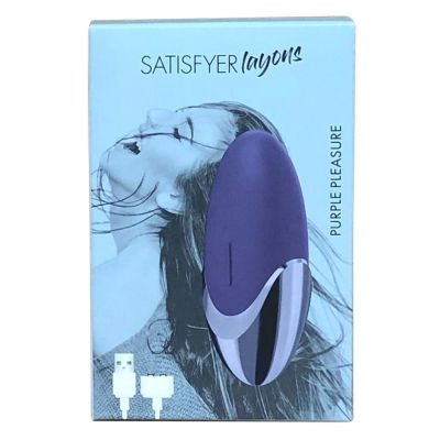 Потужний вібратор Satisfyer Lay-On Purple Pleasure, водонепроникний, 15 режимів роботи