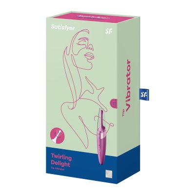 Вібратор для клітора Satisfyer Twirling Delight Berry Вібратор для клітора Satisfyer Twirling Delight Berry