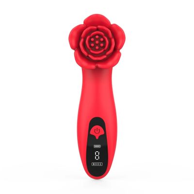 Розкішний вібратор для клітора Loviss Tona Rose Vibrator, у вигляді троянди, 9 режимів Розкішний вібратор для клітора Loviss Tona Rose Vibrator, у вигляді троянди, 9 режимів