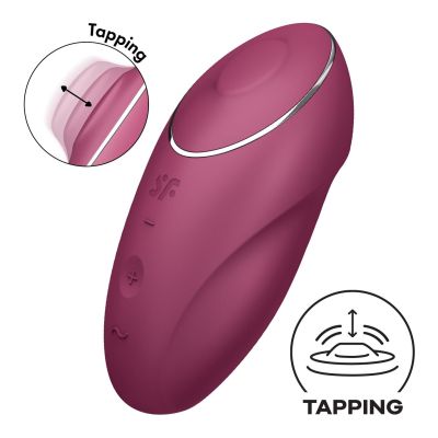 Вібратор Satisfyer Tap & Climax 1 Red Вібратор Satisfyer Tap & Climax 1 Red