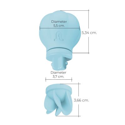 Вібратор Adrien Lastic Caress Blue з насадками для стимуляції ерогенних зон, які обертаються. Вібратор Adrien Lastic Caress Blue з насадками для стимуляції ерогенних зон, які обертаються.