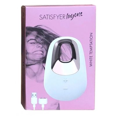 Потужний вібратор Satisfyer Lay-On White Temptation, водонепроникний