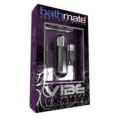 Віброкуля Bathmate Vibe Bullet Chrome, глибока потужна вібрація