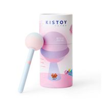 Вібратор-цукерка на паличці KISTOY Lala Pop, 2 мотори, маска на очі в комплекті 