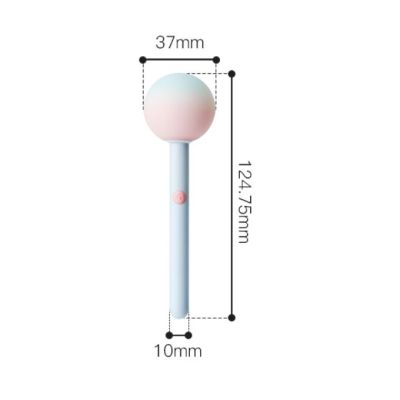 Вібратор-цукерка на паличці KISTOY Lala Pop, 2 мотори, маска на очі в комплекті