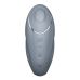 Вібростимулятор-пульсатор Satisfyer Tap & Climax 1 Bluegrey, ефект постукування пальцем, 2 мотори Вібростимулятор-пульсатор Satisfyer Tap & Climax 1 Bluegrey, ефект постукування пальцем, 2 мотори
