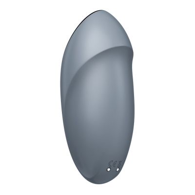 Вібростимулятор-пульсатор Satisfyer Tap & Climax 1 Bluegrey, ефект постукування пальцем, 2 мотори Вібростимулятор-пульсатор Satisfyer Tap & Climax 1 Bluegrey, ефект постукування пальцем, 2 мотори