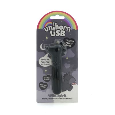 Вібратор-єдиноріжка Unihorn USB Bullet - Wild Spirit, віброкуля, USB-зарядка Вібратор-єдиноріжка Unihorn USB Bullet - Wild Spirit, віброкуля, USB-зарядка