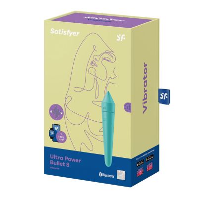 Смартмінівібратор Satisfyer Ultra Power Bullet 8 Turquoise