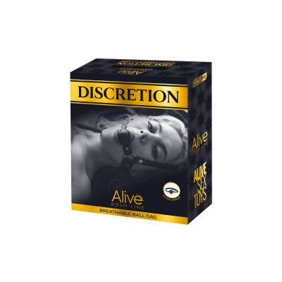 Повітропроникний кляп Alive Discretion Black Повітропроникний кляп Alive Discretion Black