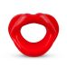 Силіконова капа-розширювач для рота у формі губ / капа-губи XOXO Blow Me A Kiss Mouth Gag — Red