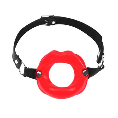 Кляп-розширювач у формі губ Art of Sex — Gag Lips, натуральна шкіра