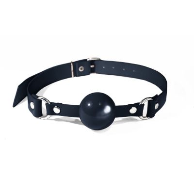 Кляп силіконовий Feral Feelings Silicon Ball Gag Black/Black, чорний ремінець, чорна кулька Кляп силіконовий Feral Feelings Silicon Ball Gag Black/Black, чорний ремінець, чорна кулька