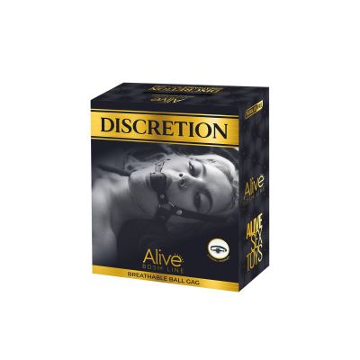 Повітропроникний кляп Alive Discretion Red Повітропроникний кляп Alive Discretion Red