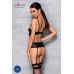Корсет з відкритими грудьми Passion JANNIES CORSET L/XL black, стрінги в наборі Корсет з відкритими грудьми Passion JANNIES CORSET L/XL black, стрінги в наборі