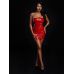 Сукня лакована червона «Спокусниця Марго», L, блискавка на всю довжину позаду
