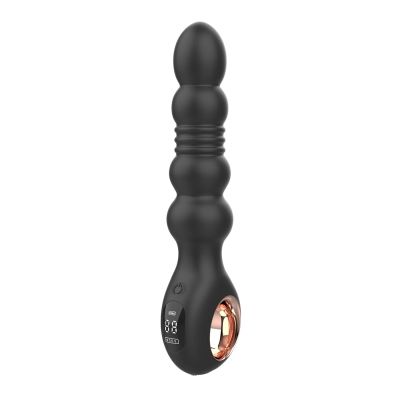 Анальний вібратор з пульсацією Loviss Thor Thrusting Anal Plug, 2 мотори Анальний вібратор з пульсацією Loviss Thor Thrusting Anal Plug, 2 мотори