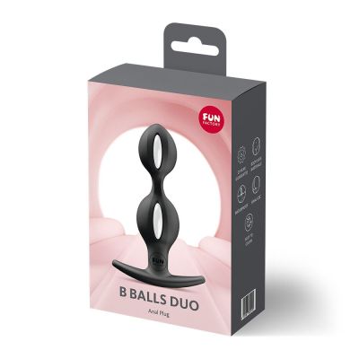 Анальні кульки Fun Factory B BALLS DUO Black, ефект вібрації, діаметр 3,2 та 3,6 см Анальні кульки Fun Factory B BALLS DUO Black, ефект вібрації, діаметр 3,2 та 3,6 см