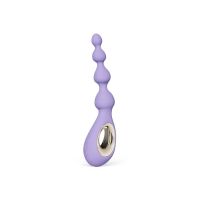 Анальне намисто з вібрацією LELO Soraya Beads Violet Dusk, різний діаметр намистин, 8 режимів