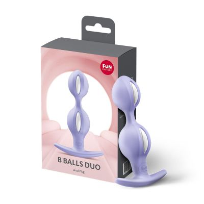 Анальні кульки Fun Factory B BALLS DUO Purple, ефект вібрації, діаметр 3,2 та 3,6 см Анальні кульки Fun Factory B BALLS DUO Purple, ефект вібрації, діаметр 3,2 та 3,6 см
