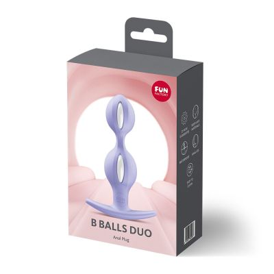 Анальні кульки Fun Factory B BALLS DUO Purple, ефект вібрації, діаметр 3,2 та 3,6 см Анальні кульки Fun Factory B BALLS DUO Purple, ефект вібрації, діаметр 3,2 та 3,6 см
