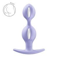 Анальні кульки Fun Factory B BALLS DUO Purple, ефект вібрації, діаметр 3,2 та 3,6 см Анальні кульки Fun Factory B BALLS DUO Purple, ефект вібрації, діаметр 3,2 та 3,6 см