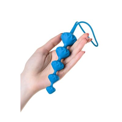 Набір анальних бус Satisfyer Beads Colored, силікон , макс. діаметр 3,3 см і 3,5 см