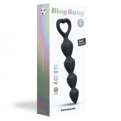Анальний ланцюжок Love To Love BING BANG L — BLACK ONYX