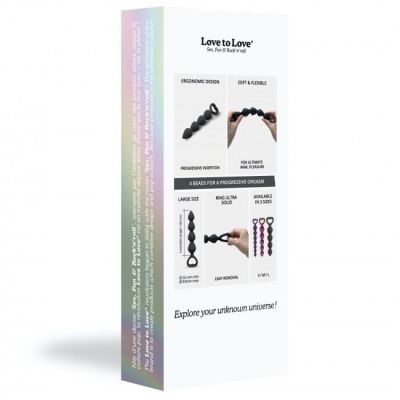 Анальний ланцюжок Love To Love BING BANG L — BLACK ONYX