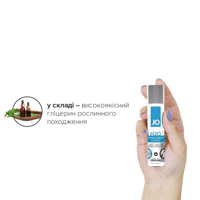 Змазка на водній основі System JO H2O ORIGINAL (30 мл), оліїста та гладенька, рослинний гліцерин