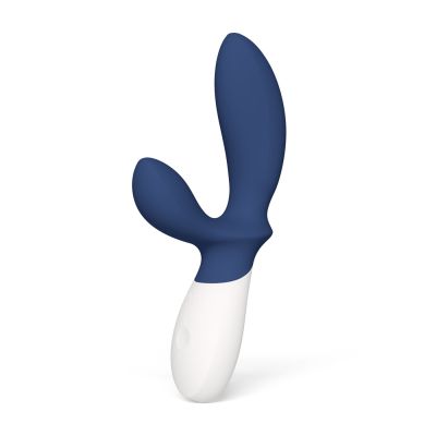 Масажер простати LELO Loki Wave 2 Base Blue, 2 мотори, манливий рух + вібрація Масажер простати LELO Loki Wave 2 Base Blue, 2 мотори, манливий рух + вібрація