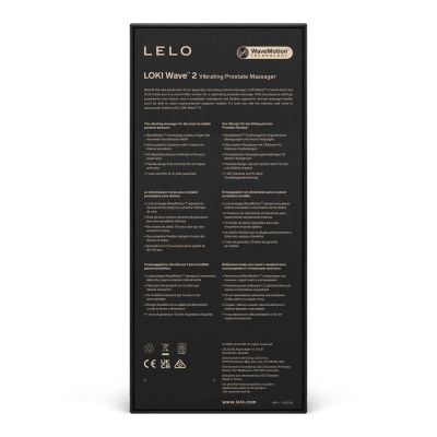 Масажер простати LELO Loki Wave 2 Base Blue, 2 мотори, манливий рух + вібрація Масажер простати LELO Loki Wave 2 Base Blue, 2 мотори, манливий рух + вібрація