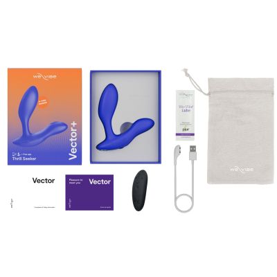 Смарт-вібромасажер простати We-Vibe Vector+ ROYAL BLUE Смарт-вібромасажер простати We-Vibe Vector+ ROYAL BLUE