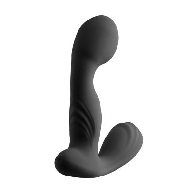 Вібромасажер простати S Pleasures Premium FUZZY, чорний, з рельєфом, 10 режимів вібрації Вібромасажер простати S Pleasures Premium FUZZY, чорний, з рельєфом, 10 режимів вібрації