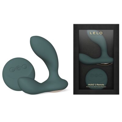 Масажер простати LELO Hugo 2 Remote Green, 2 мотори, дуже потужний, пульт ДК Масажер простати LELO Hugo 2 Remote Green, 2 мотори, дуже потужний, пульт ДК