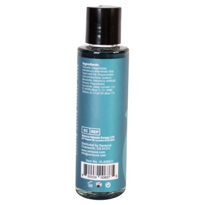 Зігрівальний масажний гель Sensuva Sizzle Lips Blueberry Ice Pop (125 мл) без цукру, їстівний