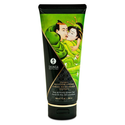 Їстівний масажний крем Shunga Kissable Massage Cream — Pear & Exotic Green Tea (200 мл) Їстівний масажний крем Shunga Kissable Massage Cream — Pear & Exotic Green Tea (200 мл)