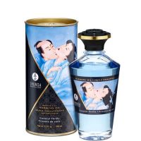 Розігрівальна олія Shunga Aphrodisiac Warming Oil — Coconut Thrills (100 мл) без цукру, смачна