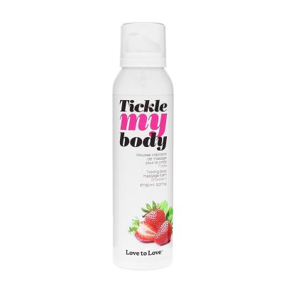 Масажна піна Love To Love TICKLE MY BODY Strawberry (150 мл), зволожувальна