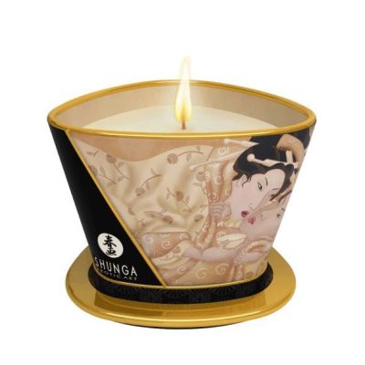 Масажна свічка Shunga Massage Candle — Vanilla Fetish (170 мл)