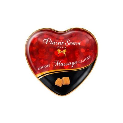 Масажна свічка-серце Plaisirs Secrets Caramel (35 мл)