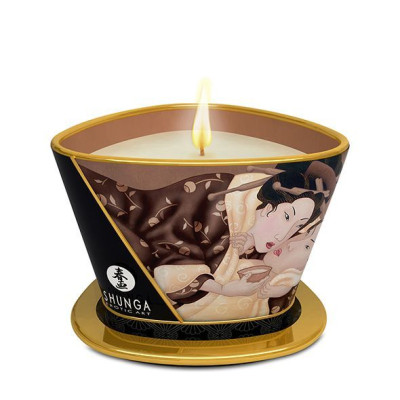 Масажна свічка Shunga Massage Candle — Intoxicating Chocolate (170 мл) Масажна свічка Shunga Massage Candle — Intoxicating Chocolate (170 мл)