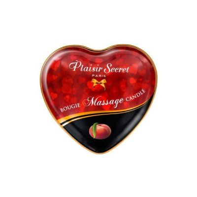 Масажна свічка-серце Plaisirs Secrets Peach (35 мл) Масажна свічка-серце Plaisirs Secrets Peach (35 мл)
