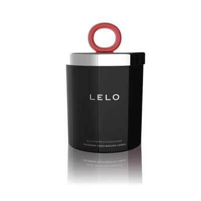 Масажна свічка LELO Massage Candle Black Pepper & Pomegranate, соєвий віск, 36 годин горіння 