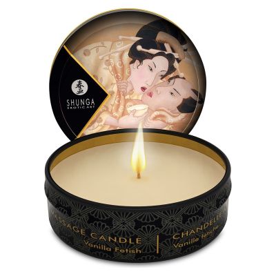 Масажна свічка Shunga Mini Massage Candle – Vanilla Fetish (30 мл)