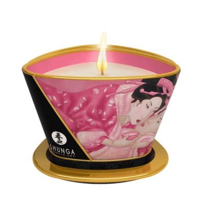 Масажна свічка Shunga Massage Candle — Rose Petals (170 мл)