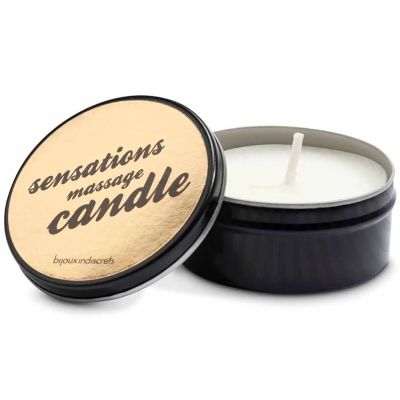 Масажна свічка Bijoux Indiscrets Scented Massage Candle (70 г), жасмин-троянда 