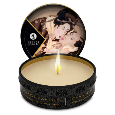 Масажна свічка Shunga Mini Massage Candle – Intoxicating Chocolate (30 мл) Масажна свічка Shunga Mini Massage Candle – Intoxicating Chocolate (30 мл)